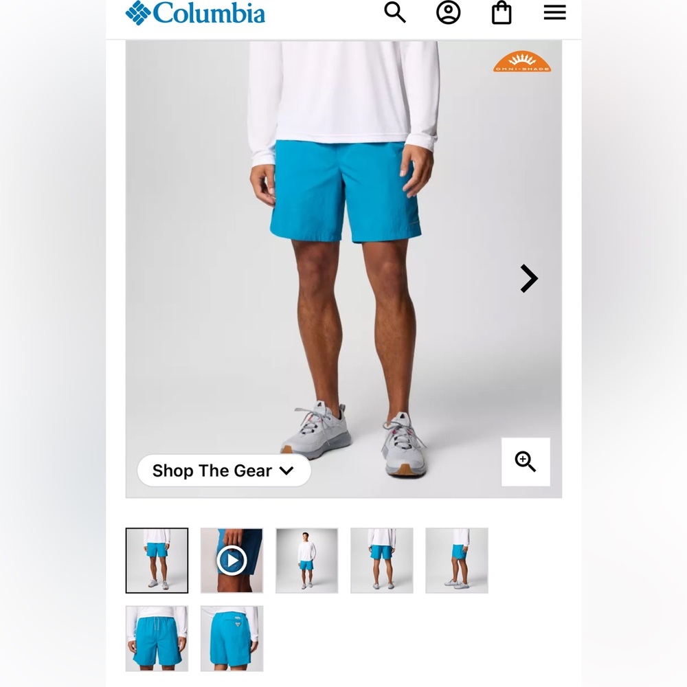 Columbia Sportswear PFG Men’s Shorts Style “ Uncharted” # 2078261
